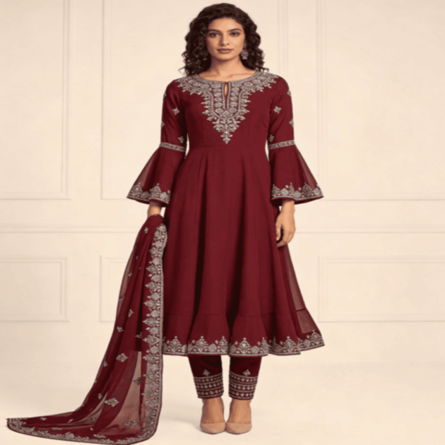 Embroidered Anarkali