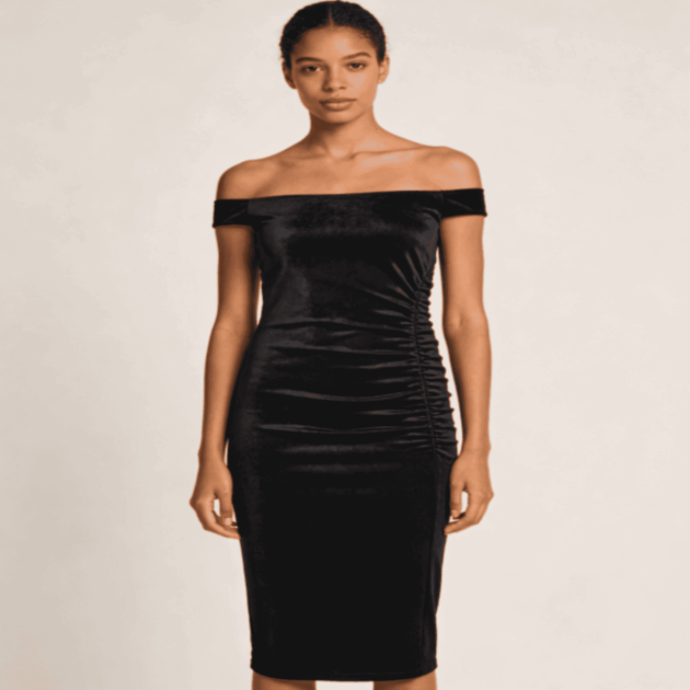 Midnight Black Bodycon Dress