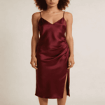 Satin Slip Evening Dress
